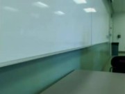 Brunette caugh in public class room 15/16