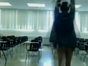 Brunette caugh in public class room 4/16