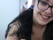 Dress up w/Daisy Dabs 5: Young Latina skirt-fuck and creampie POV 5/16
