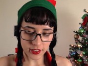 Mrs. Clause Giving Santa His Present 1/16