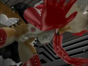 Vixen and her SL brother Stallion =^.^=