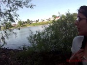 Public Blowjob and Facial 1/16