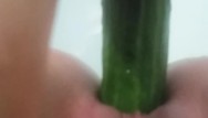Charlotte london escort - Squirting on cucumber in the bathtub