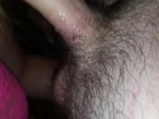Cock hungry slut deepthroats cock and enjoys big cumshot on her face! 7/16