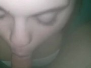 BF cums in my mouth after sexy blowjob ;) 13/16