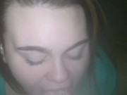 BF cums in my mouth after sexy blowjob ;) 16/16