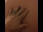 Couple fuck hard! Cumshot on tits! 2/16
