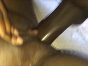 CREAMY SQUIRTING EBONY BABE POUNDED BY HER HUSBAND 8/16