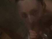 hot girl giving blowjob whilst having a shower. 4/16