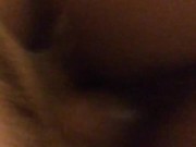 Reverse Cow girl young ebony and hot latino couple 3/16