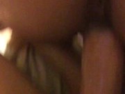 Reverse Cow girl young ebony and hot latino couple 4/16