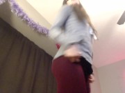 Teen Changing in Mirror 1/16