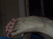 Japanese GF Toe Griped The Tip Footjob 1/16