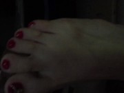 Japanese GF Toe Griped The Tip Footjob 10/16