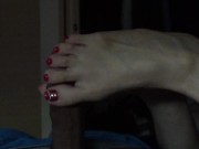 Japanese GF Toe Griped The Tip Footjob 9/16