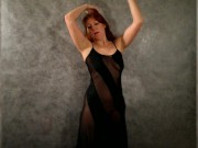 Marta In The Fitting Room. Undresses And Dresses