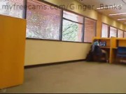 Ginger Banks First Time in Library