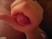 Slo-Mo Handjob and Cumshot on Nipple 13/16