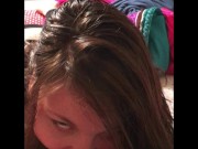 BBW Teen Gives HOT Blowjob! 10/16