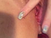 Orgasm with butt plug and fingers Super Wet 15/16