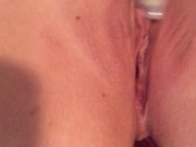 Orgasm with butt plug and fingers Super Wet 2/16