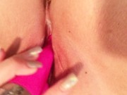 Creamy Orgasm on my Favourite Pink Vibe 10/16