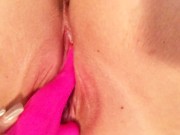 Creamy Orgasm on my Favourite Pink Vibe 4/16