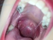 VERY sexy redhead's large open throat } Giantess Vore { Huge Mouth POV 6/16