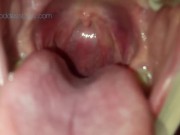 VERY sexy redhead's large open throat } Giantess Vore { Huge Mouth POV 9/16