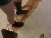 Goddess Dee Feet Stuck (Socks Peeled Off) 4/16