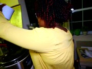 WILD Girlfriend Destroys Boy's PS4 Controller With Her Squirting Pussy 4/16