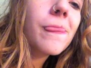 Girl big belches 4/16