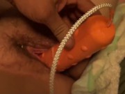 Pool toy gives girlfriend massive squirting orgasm 8/16