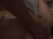 Amateur records herself squirting on monster 12