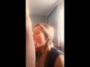 Sucking a young cock with a massive facial 2/16