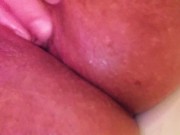 Bathroom BBW POV play session 16/16