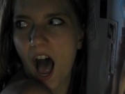 Slow-mo fucking HarperTheFox's mouth & pussy & cumming on her tits!