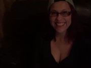 Milf freckle latina babe pov blowjob until I explode