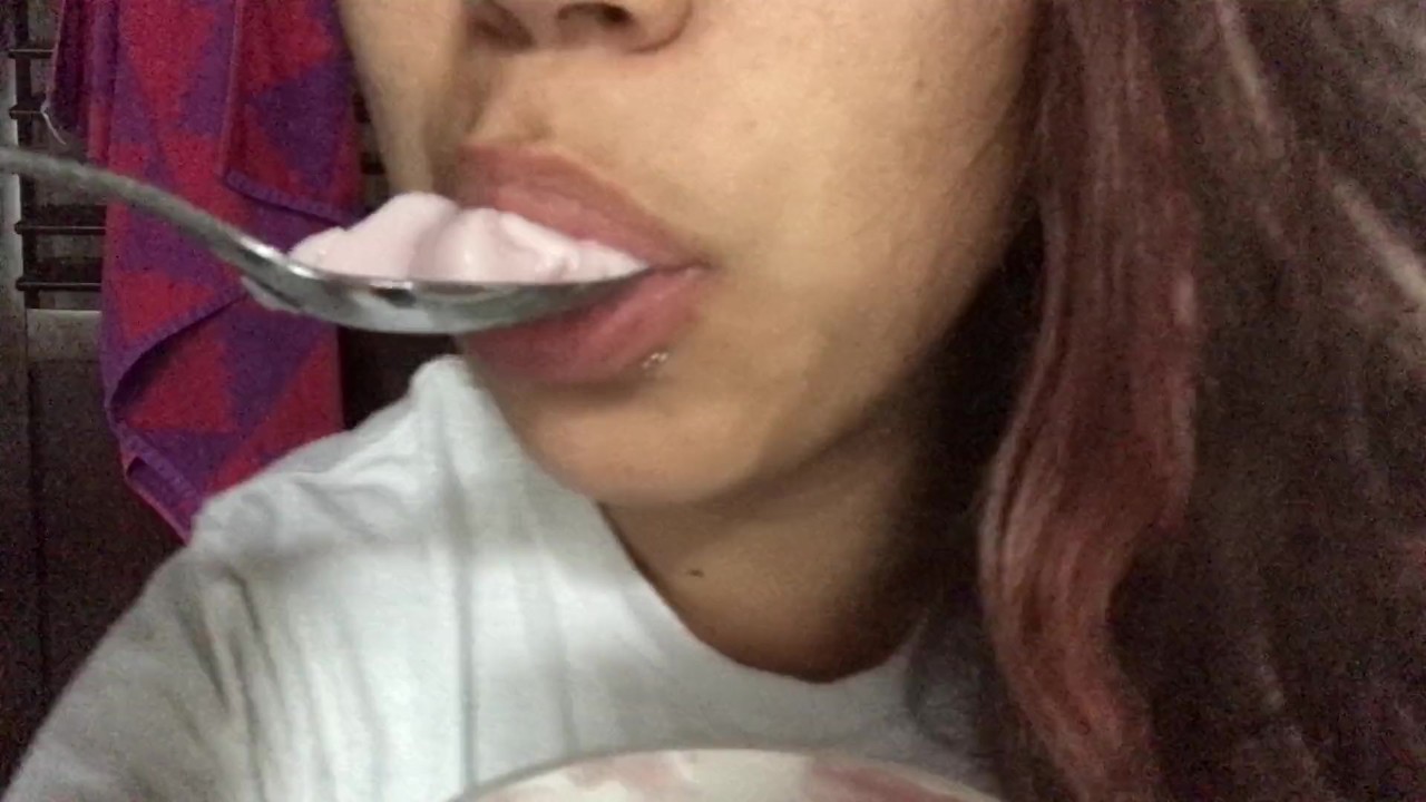 ASMR Sensual Yogurt Eating Sounds With My Dick Sucking Lips RedTube