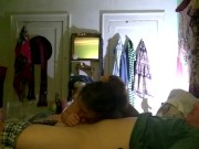 Fucked for the third time today. Cum inside her... 5/16