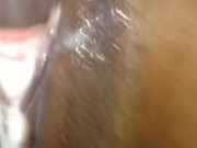 Creamy Ebony Lesbian squirt!!! 5/16