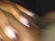 Creamy Ebony Lesbian squirt!!! 6/16