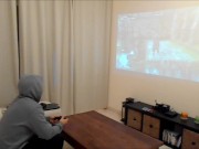 Video games make my Stepsister wet and horny 1/16