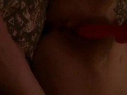 licking up my mess;)