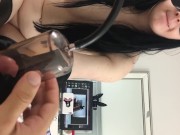 girl fucks her step brother and takes all his cum in her pussy 8/16