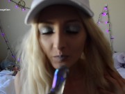 BLONDE katception with BRACES begs to cum 6/16