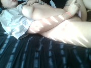 Tattooed teen early morning vide session 2/16