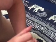 Teen girlfriend gives blowjob then gets fucked from behind! 10/16