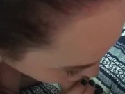 Teen girlfriend gives blowjob then gets fucked from behind! 11/16