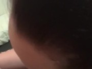 Teen girlfriend gives blowjob then gets fucked from behind! 7/16